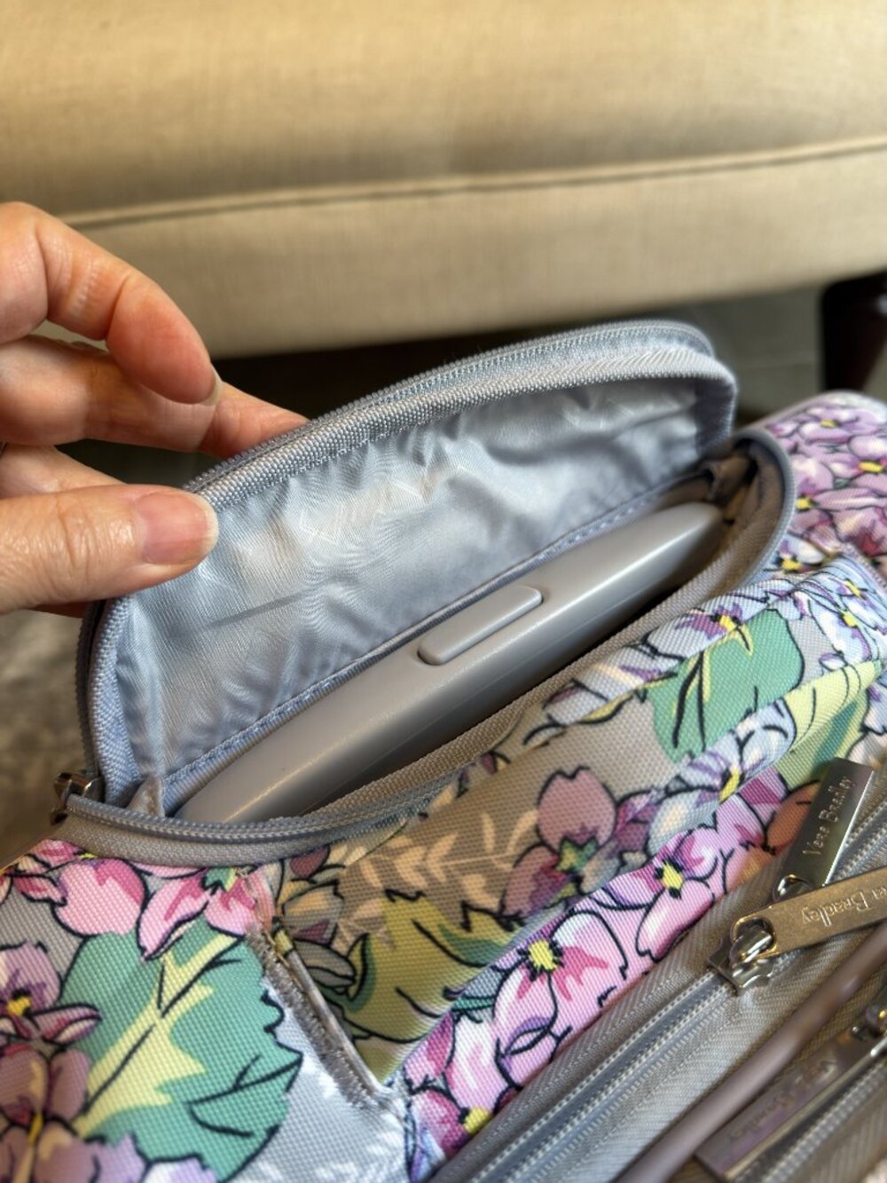 Vera Bradley Rolling Carry-on Luggage Briefcase - Picture 2 of 14